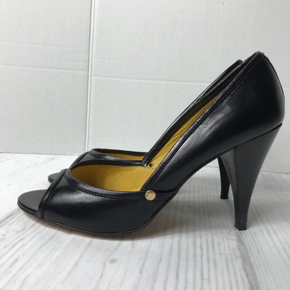Ted Baker London Shoes - Ted Baker London peep toe shoes black leather 7